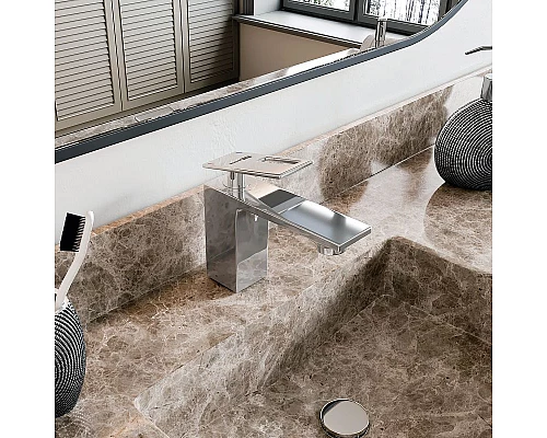 Купить Смеситель для раковины WasserKRAFT Alme 1503 Хром в магазине сантехники Santeh-Crystal.ru