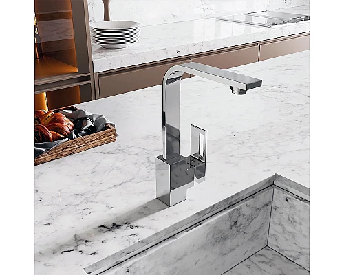 Заказать Смеситель для кухни WasserKRAFT Alme 1507 Хром в магазине сантехники Santeh-Crystal.ru