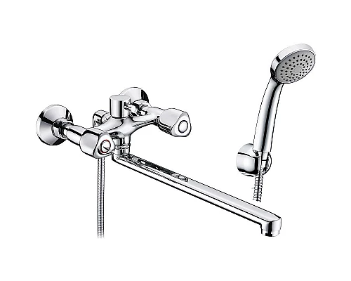 Купить Смеситель для ванны WasserKRAFT Amper 2902L универсальный Хром в магазине сантехники Santeh-Crystal.ru