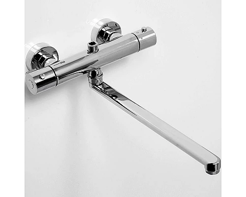 Заказать Смеситель для ванны WasserKRAFT Berkel 4822L универсальный с термостатом Хром в магазине сантехники Santeh-Crystal.ru