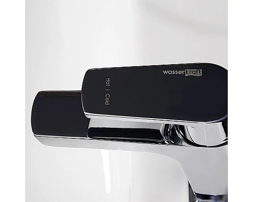 Приобрести Смеситель для раковины WasserKRAFT Dill 6103 Хром в магазине сантехники Santeh-Crystal.ru