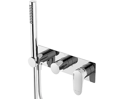 Приобрести Смеситель для душа WasserKRAFT Dinkel 5877 Хром в магазине сантехники Santeh-Crystal.ru