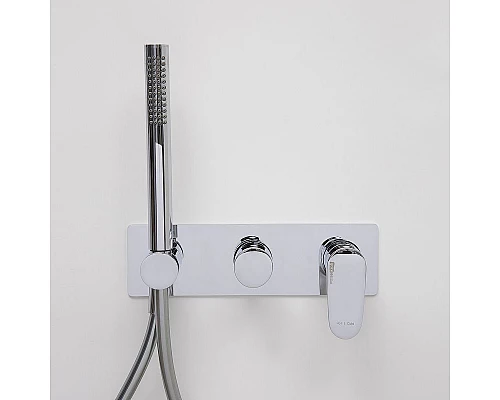 Приобрести Смеситель для душа WasserKRAFT Dinkel 5877 Хром в магазине сантехники Santeh-Crystal.ru