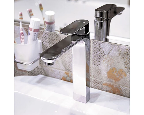 Купить Смеситель для раковины WasserKRAFT Dinkel 5803H Хром в магазине сантехники Santeh-Crystal.ru