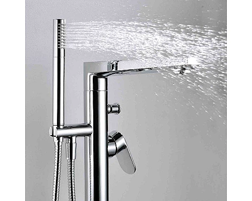 Приобрести Смеситель для ванны WasserKRAFT Dinkel 5821 Хром в магазине сантехники Santeh-Crystal.ru