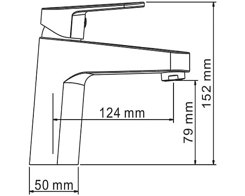 Купить Смеситель для раковины WasserKRAFT Donau 5303 Хром в магазине сантехники Santeh-Crystal.ru