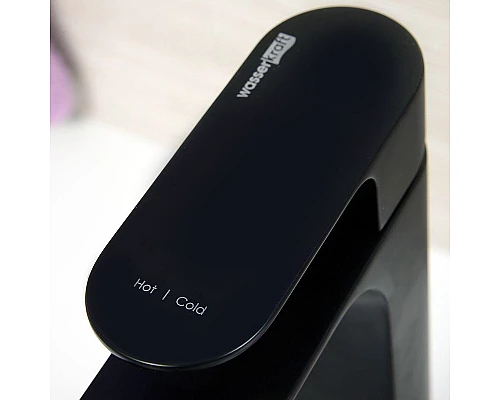 Купить Смеситель для раковины WasserKRAFT Elbе 7403H Черный матовый в магазине сантехники Santeh-Crystal.ru