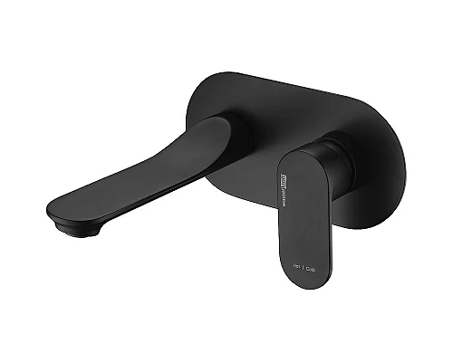 Купить Смеситель для раковины WasserKRAFT Elbе 7430 Черный матовый в магазине сантехники Santeh-Crystal.ru