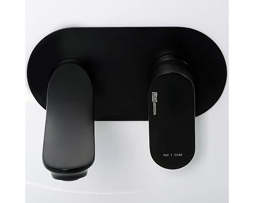 Купить Смеситель для раковины WasserKRAFT Elbе 7430 Черный матовый в магазине сантехники Santeh-Crystal.ru