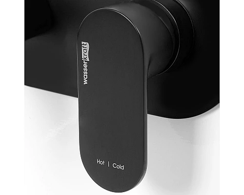 Купить Смеситель для раковины WasserKRAFT Elbе 7430 Черный матовый в магазине сантехники Santeh-Crystal.ru