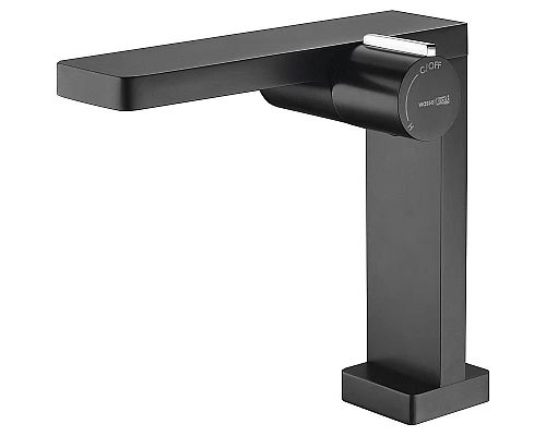 Заказать Смеситель для раковины WasserKRAFT Elbе 7410 Черный матовый Хром в магазине сантехники Santeh-Crystal.ru