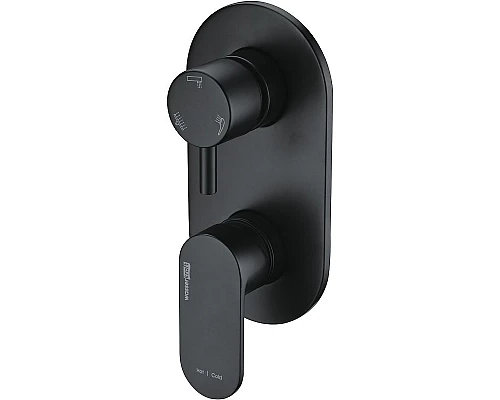 Приобрести Смеситель для душа WasserKRAFT Elbe 7471 Черный матовый в магазине сантехники Santeh-Crystal.ru