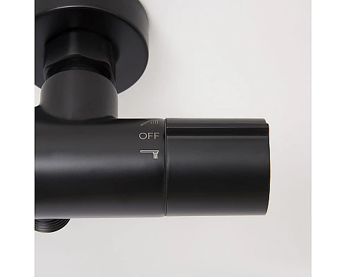 Приобрести Смеситель для ванны WasserKRAFT Elbe 7411 Thermo с термостатом Черный в магазине сантехники Santeh-Crystal.ru