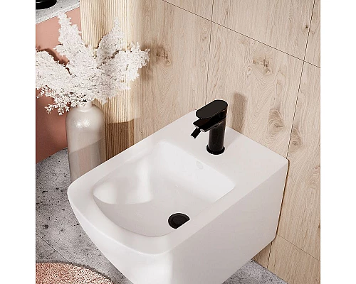 Заказать Смеситель для биде WasserKRAFT Elbe 7406 Черный матовый в магазине сантехники Santeh-Crystal.ru