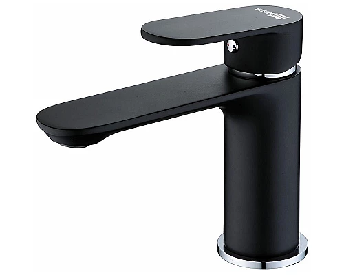 Приобрести Смеситель для раковины WasserKRAFT Elbе 7403 Черный матовый Хром в магазине сантехники Santeh-Crystal.ru