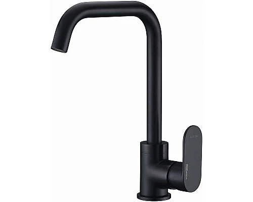 Купить Смеситель для кухни WasserKRAFT Elbе 7407 Черный матовый в магазине сантехники Santeh-Crystal.ru