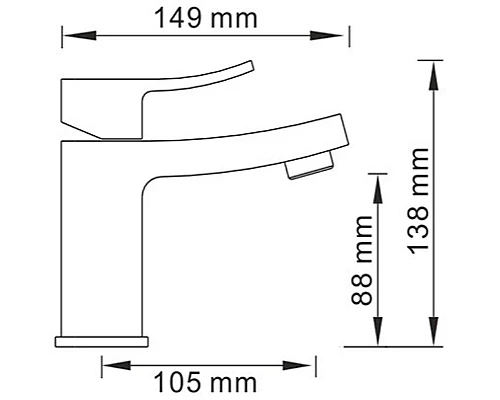 Купить Смеситель для раковины WasserKRAFT Exter 1603 Светлая бронза в магазине сантехники Santeh-Crystal.ru