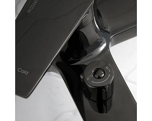 Заказать Смеситель для ванны WasserKRAFT Glan 6601 Черный глянцевый в магазине сантехники Santeh-Crystal.ru