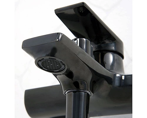 Заказать Смеситель для ванны WasserKRAFT Glan 6601 Черный глянцевый в магазине сантехники Santeh-Crystal.ru