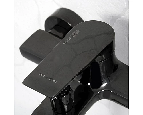 Заказать Смеситель для ванны WasserKRAFT Glan 6601 Черный глянцевый в магазине сантехники Santeh-Crystal.ru