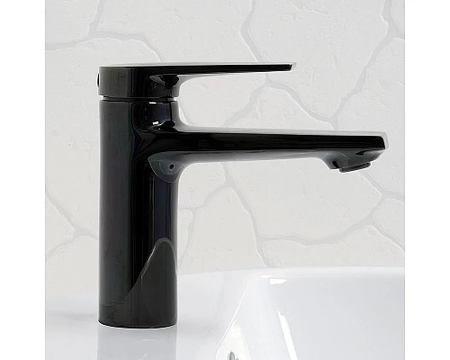 Купить Смеситель для раковины WasserKRAFT Glan 6603 Черный глянцевый в магазине сантехники Santeh-Crystal.ru