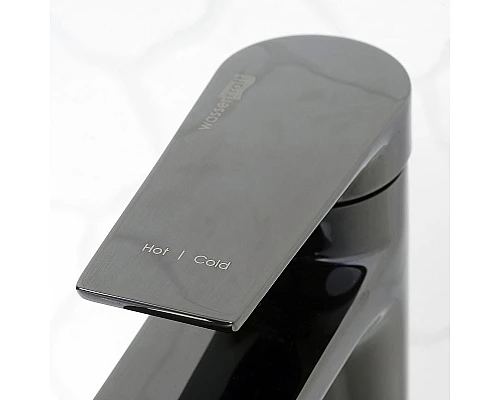 Купить Смеситель для раковины WasserKRAFT Glan 6603 Черный глянцевый в магазине сантехники Santeh-Crystal.ru