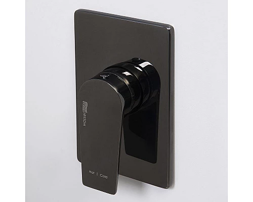 Приобрести Смеситель для душа WasserKRAFT Glan 6651 Черный глянцевый в магазине сантехники Santeh-Crystal.ru