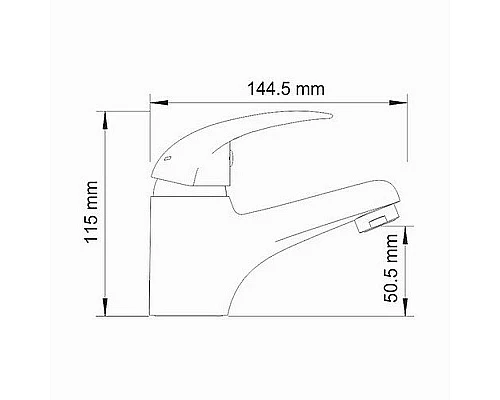 Приобрести Смеситель для раковины WasserKRAFT Isen 2603 Хром в магазине сантехники Santeh-Crystal.ru