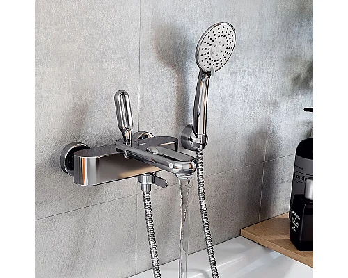 Купить Смеситель для ванны WasserKRAFT Kammel 1801 Хром в магазине сантехники Santeh-Crystal.ru