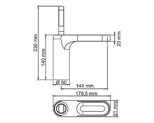 Заказать Смеситель для раковины WasserKRAFT Kammel 1803 Хром в магазине сантехники Santeh-Crystal.ru