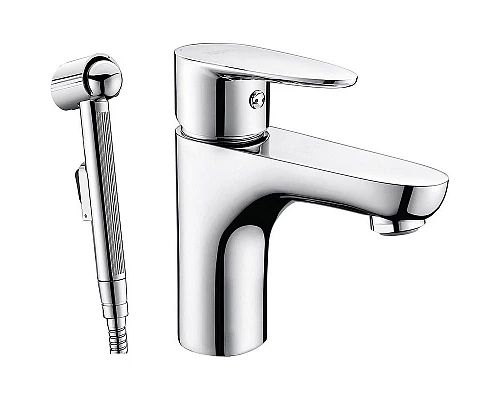 Приобрести Смеситель для раковины WasserKRAFT Leine 3508 с гигиеническим душем Хром в магазине сантехники Santeh-Crystal.ru