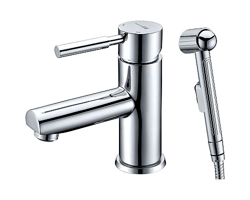 Приобрести Смеситель для раковины WasserKRAFT Main 4108 с гигиеническим душем Хром в магазине сантехники Santeh-Crystal.ru