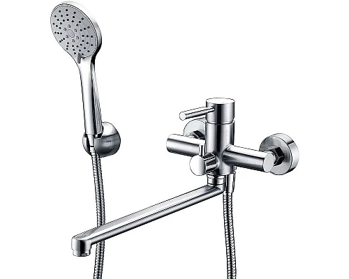 Приобрести Смеситель для ванны WasserKRAFT Main 4102L универсальный Хром в магазине сантехники Santeh-Crystal.ru