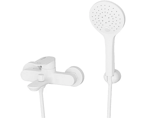 Приобрести Смеситель для ванны WasserKRAFT Mindel 8501 Белый матовый в магазине сантехники Santeh-Crystal.ru