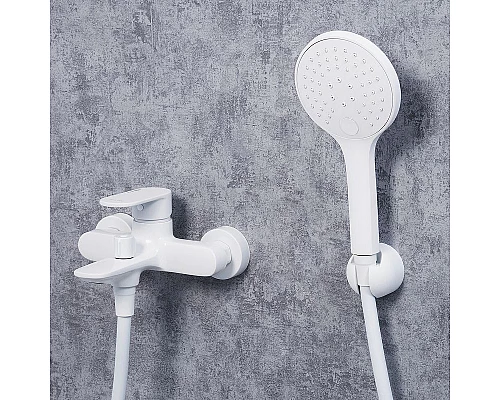 Приобрести Смеситель для ванны WasserKRAFT Mindel 8501 Белый матовый в магазине сантехники Santeh-Crystal.ru