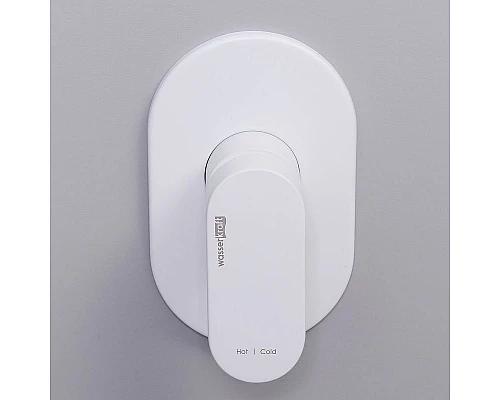 Заказать Смеситель для душа WasserKRAFT Mindel 8551 Белый матовый в магазине сантехники Santeh-Crystal.ru