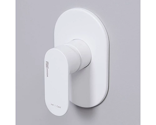 Заказать Смеситель для душа WasserKRAFT Mindel 8551 Белый матовый в магазине сантехники Santeh-Crystal.ru