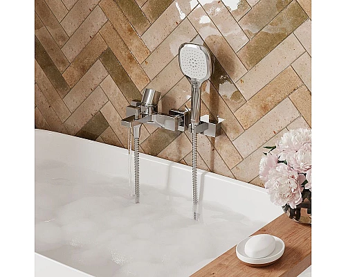 Купить Смеситель для ванны WasserKRAFT Naab 8601 Хром в магазине сантехники Santeh-Crystal.ru