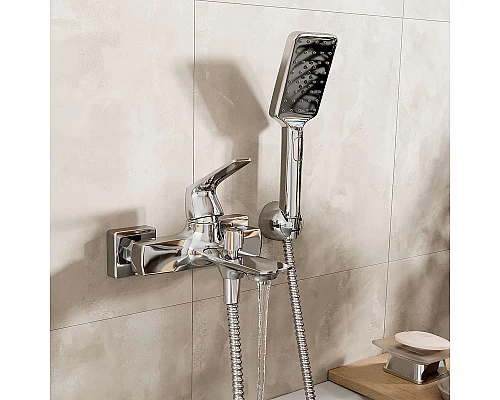 Купить Смеситель для ванны WasserKRAFT Neime 1901 Хром в магазине сантехники Santeh-Crystal.ru