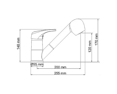 Купить Смеситель для кухни WasserKRAFT Oder 6365 Хром в магазине сантехники Santeh-Crystal.ru