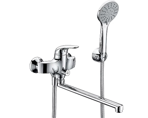 Купить Смеситель для ванны WasserKRAFT Rossel 2802L универсальный Хром в магазине сантехники Santeh-Crystal.ru