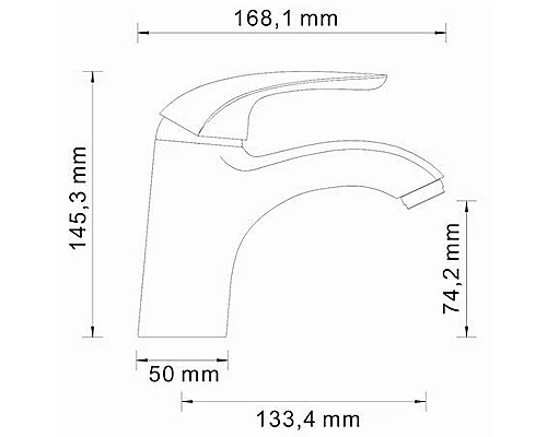 Купить Смеситель для раковины WasserKRAFT Rossel 2803 Хром в магазине сантехники Santeh-Crystal.ru