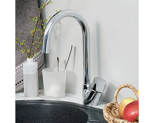 Заказать Смеситель для кухни WasserKRAFT Ruhr 24407 Хром в магазине сантехники Santeh-Crystal.ru