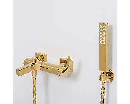 Заказать Смеситель для ванны WasserKRAFT Sauer 7101 Золото в магазине сантехники Santeh-Crystal.ru