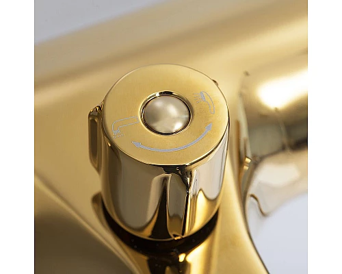 Заказать Смеситель для ванны WasserKRAFT Sauer 7101 Золото в магазине сантехники Santeh-Crystal.ru