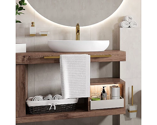 Приобрести Смеситель для раковины WasserKRAFT Sauer 7103H Золото в магазине сантехники Santeh-Crystal.ru