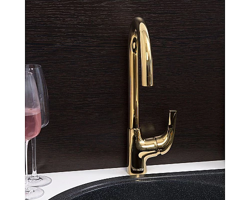 Заказать Смеситель для кухни WasserKRAFT Sauer 7107 Золото в магазине сантехники Santeh-Crystal.ru