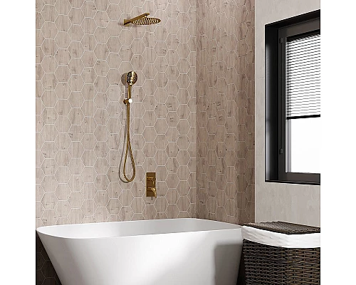 Заказать Смеситель для душа WasserKRAFT Sauer 7171 Золото в магазине сантехники Santeh-Crystal.ru