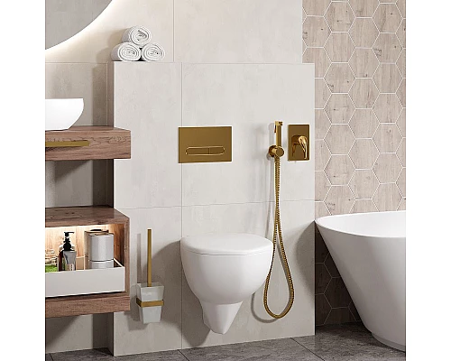 Купить Смеситель для душа WasserKRAFT Sauer 7151 Золото в магазине сантехники Santeh-Crystal.ru