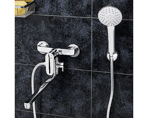 Купить Смеситель для ванны WasserKRAFT Vils 5602L универсальный Хром в магазине сантехники Santeh-Crystal.ru